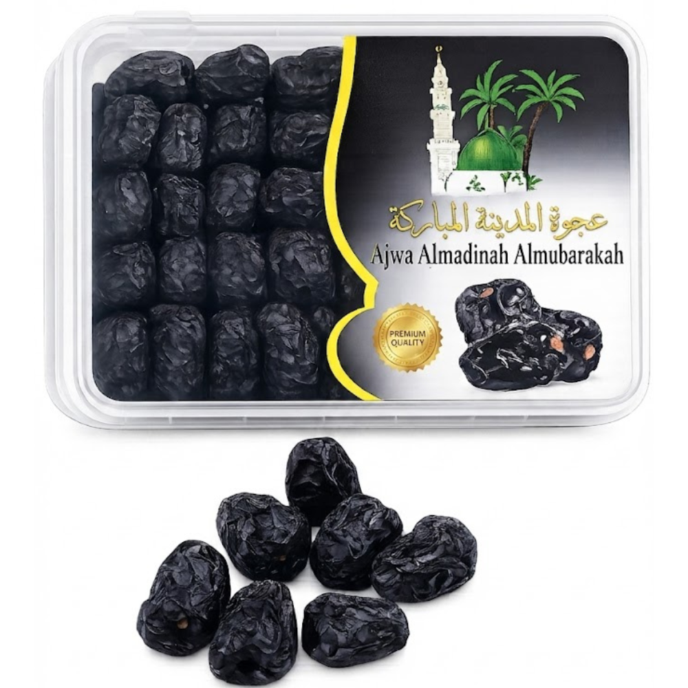 Authentic Premium Ajwa Dates from the Blessed City of Al Madinah | 1kg (2.2 lbs)