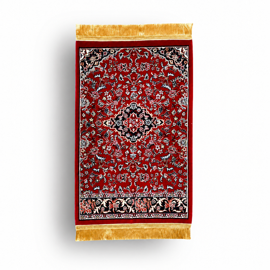 Rawdah Prayer Mat Collection – Red | Made in Al Madinah